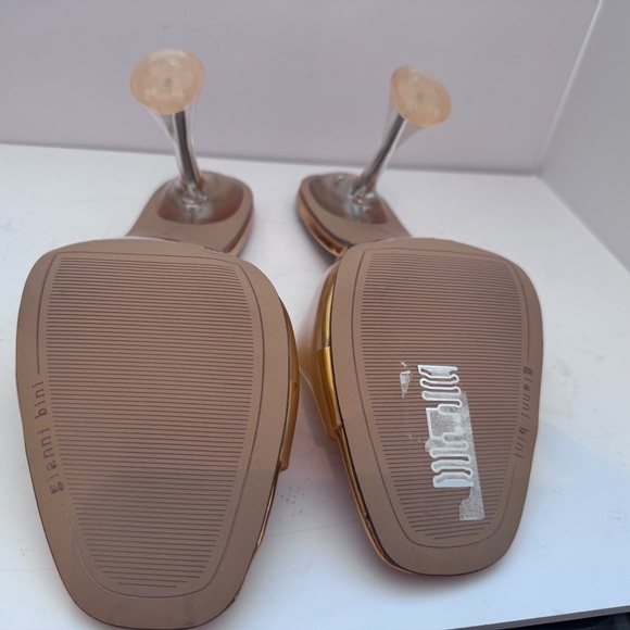 Giani Bini, size 12, gold dust clear heel. - Picture 5 of 8